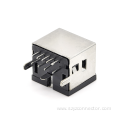 MINI DIN female socket 90 degree DIP